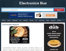 Tablet Screenshot of electronicsbus.com